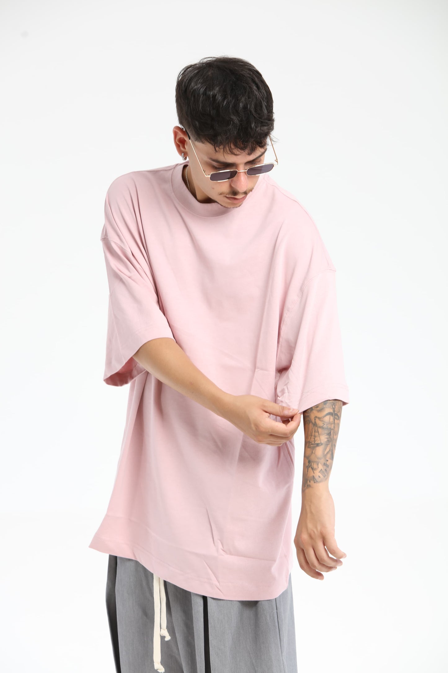 T-shirt oversize rosa