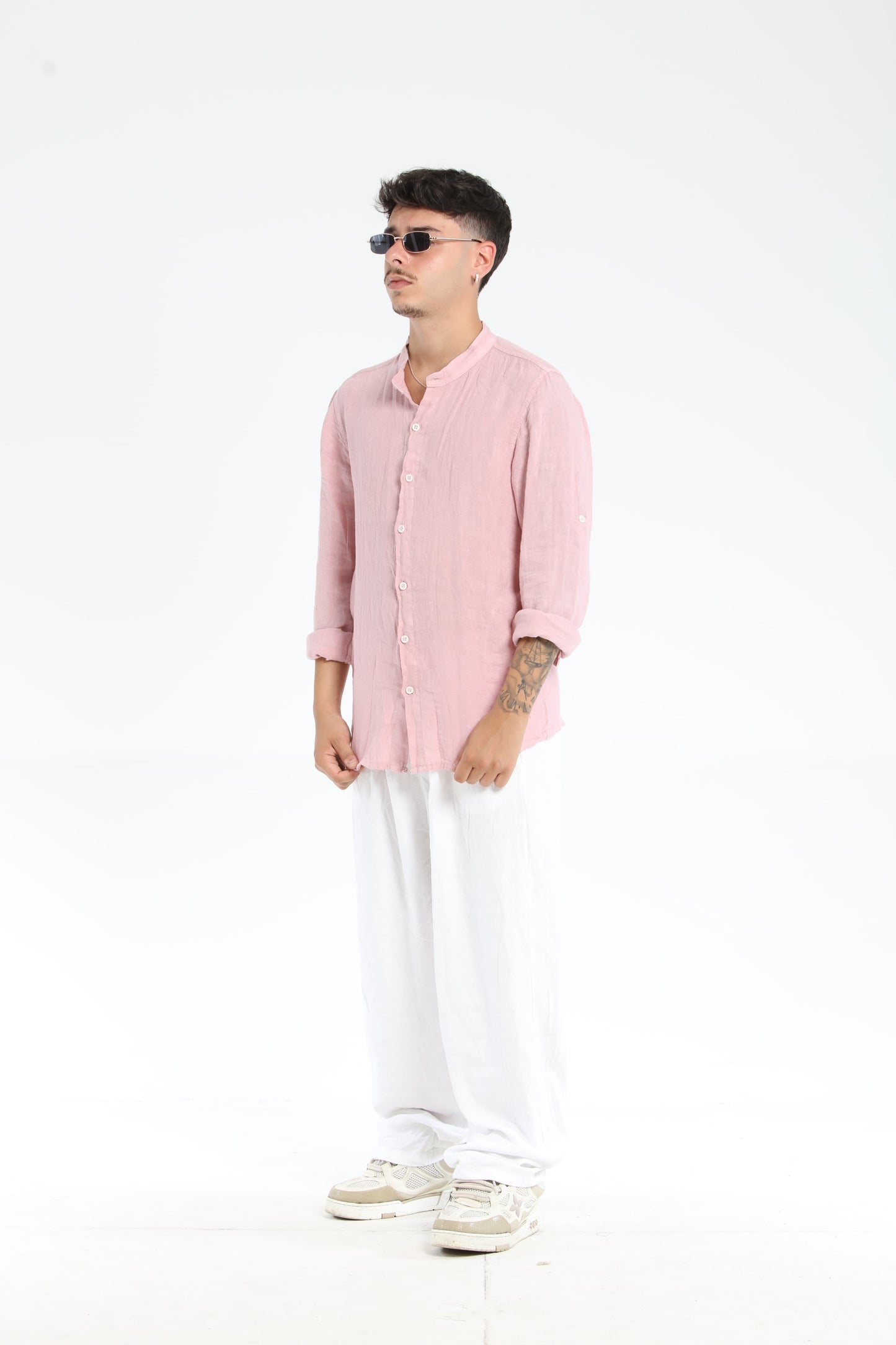 Camicia Lino pesca