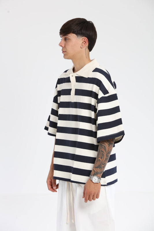 Polo riga navy