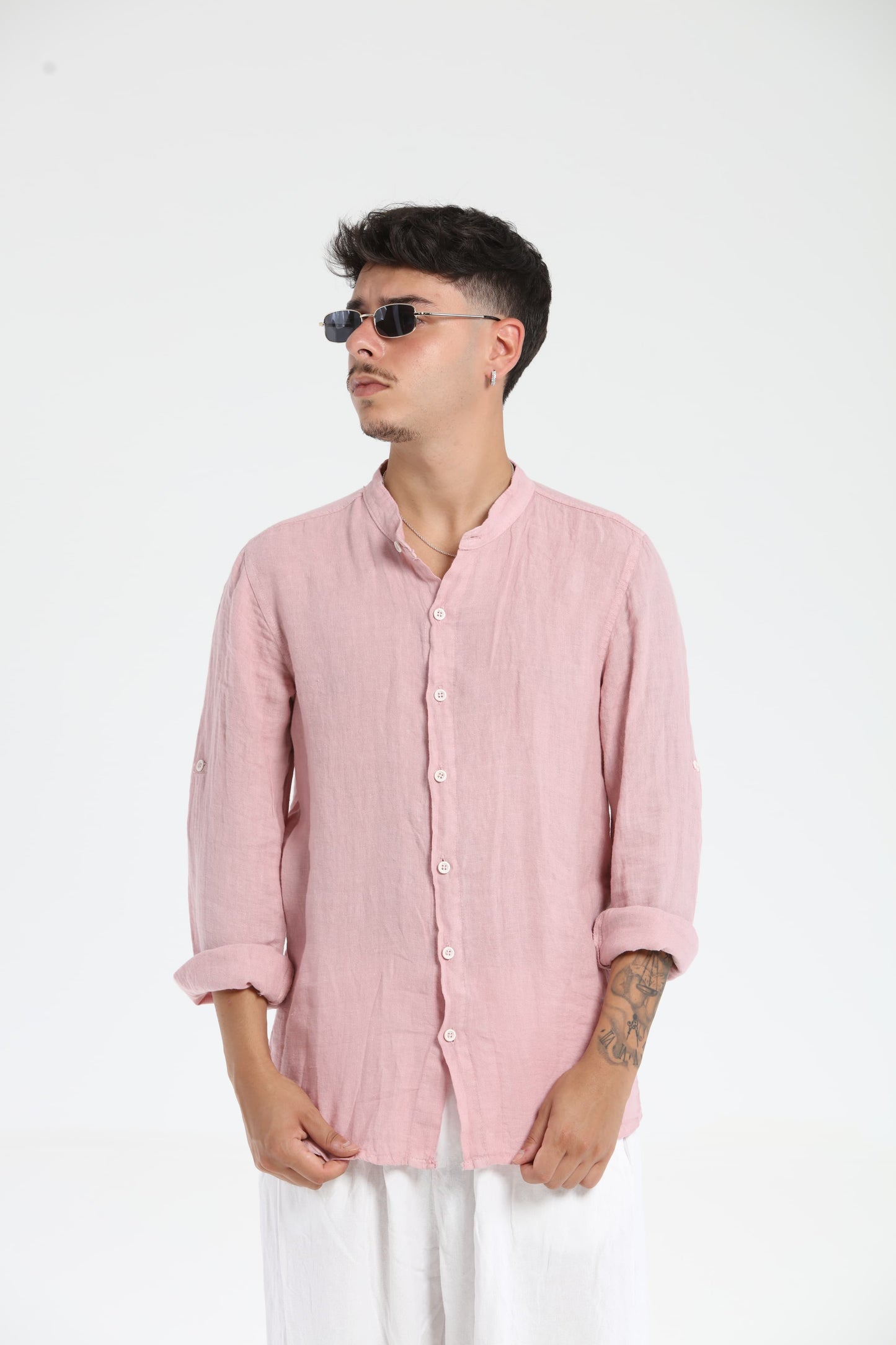 Camicia Lino pesca