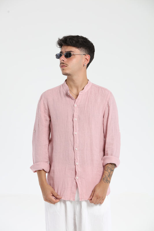 Camicia Lino pesca