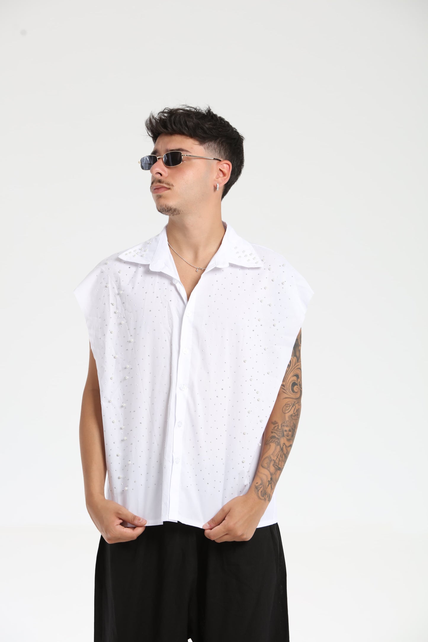 Camicia nuvola perla