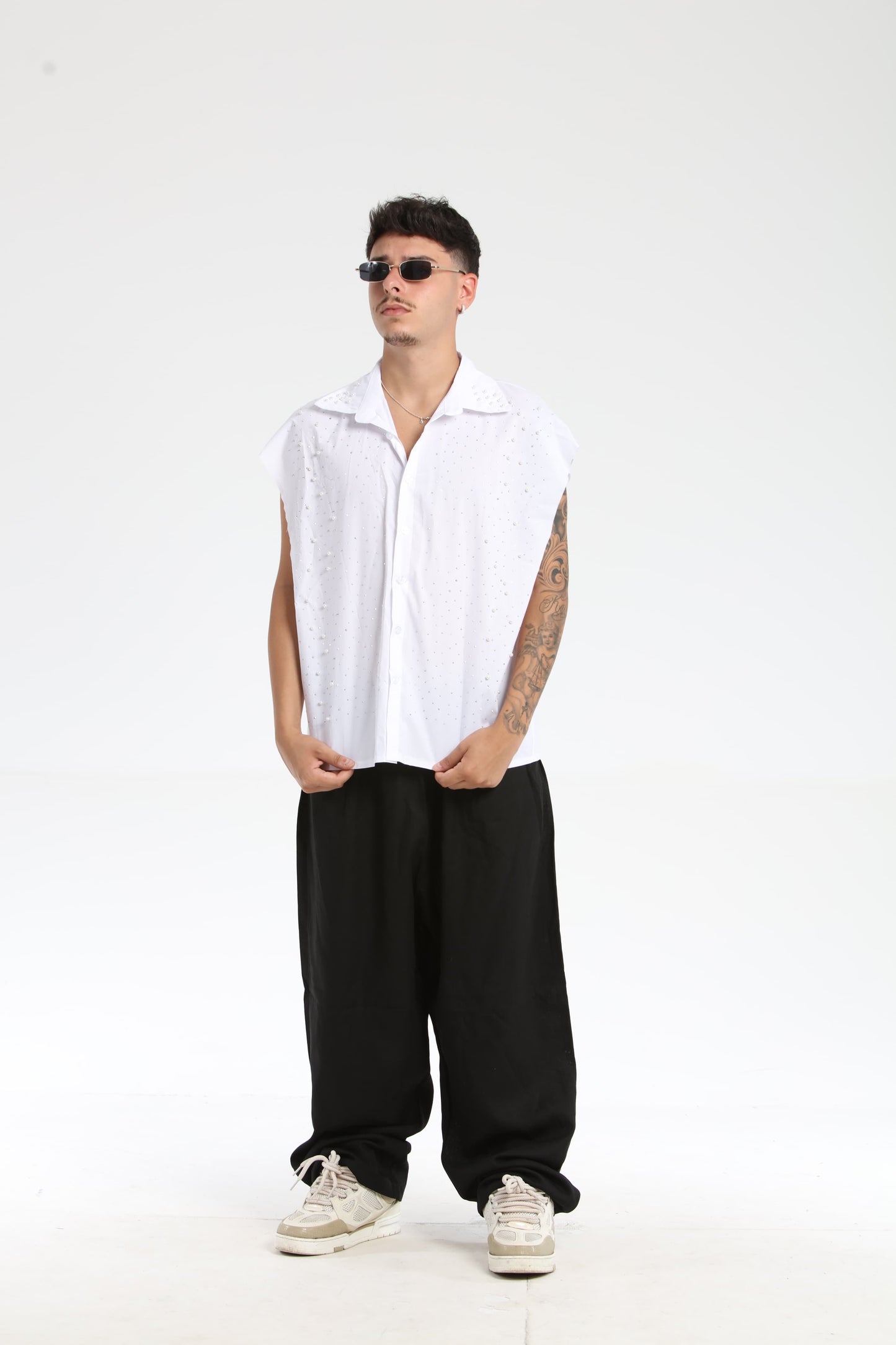 Camicia nuvola perla