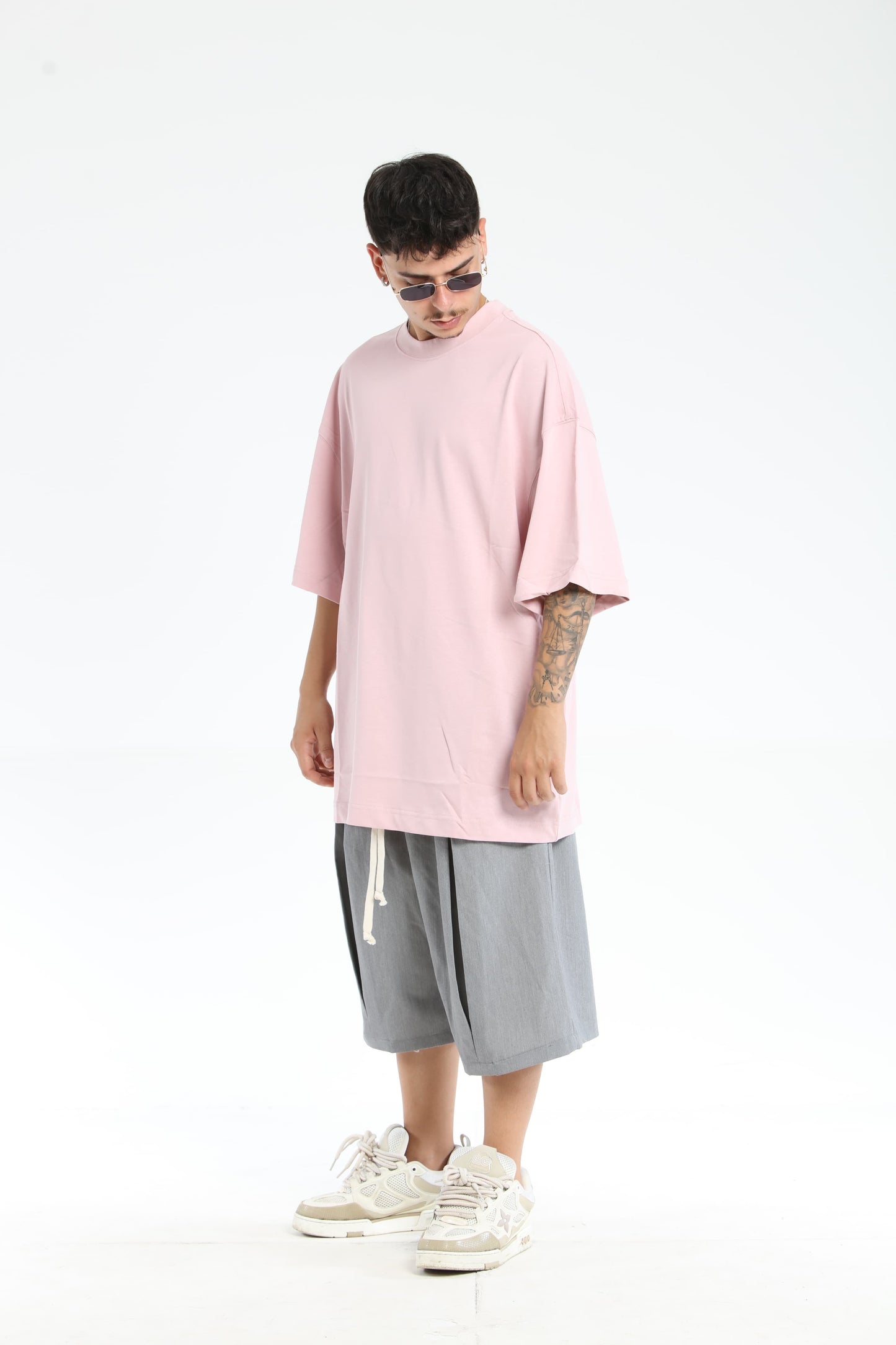 T-shirt oversize rosa