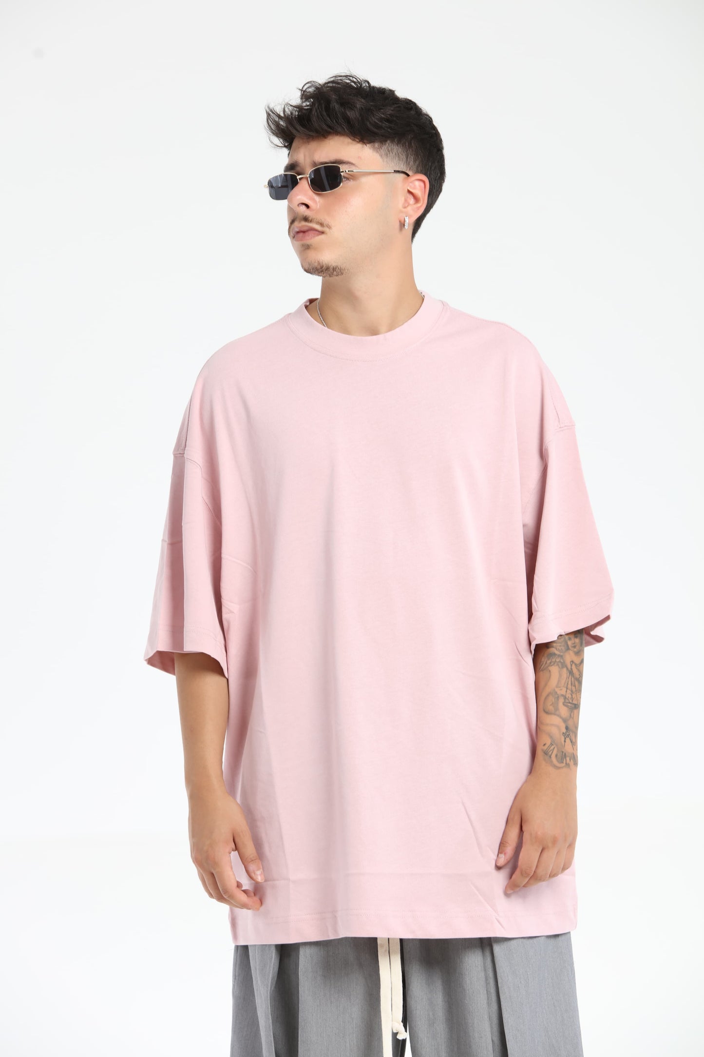 T-shirt oversize rosa